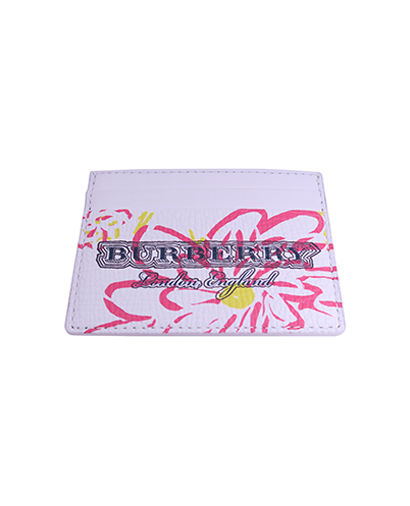Burberry Doodle Print Card Holder, front view